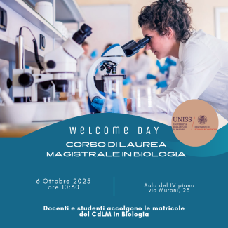 WELCOME DAY - CORSO DI LAUREA MAGISTRALE IN BIOLOGIA
